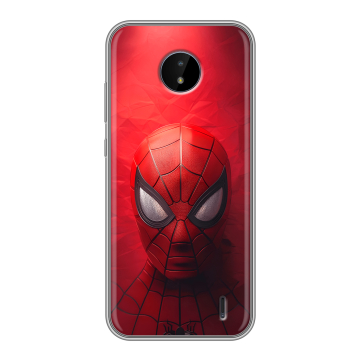 Силиконовый чехол на Nokia C20 с принтом Spiderman Человек паук