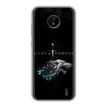 Силиконовый чехол на Nokia C20 с принтом Игра Престолов Game Thrones