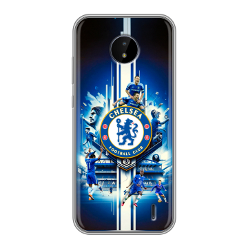 Силиконовый чехол на Nokia C20 с принтом Chelsea Челси