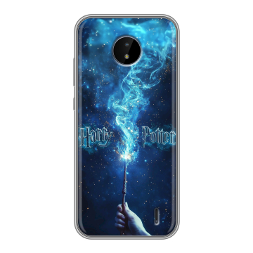 Силиконовый чехол на Nokia C20 с принтом Harry Potter Гарри Поттер