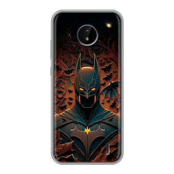 Силиконовый чехол на Nokia C20 с принтом Batman Бэтмен
