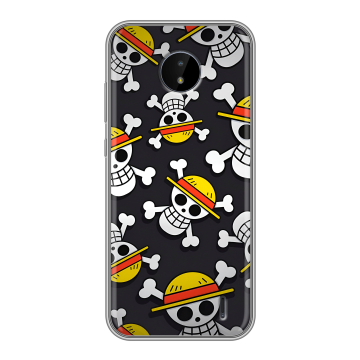 Силиконовый чехол на Nokia C20 с принтом One Piece Ван Пис