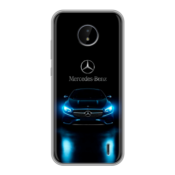 Силиконовый чехол на Nokia C20 с принтом Mercedes Мерседес Силиконовый чехол на Nokia C20 с принтом Mercedes Мерседес
