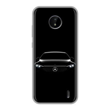 Силиконовый чехол на Nokia C20 с принтом Mercedes Мерседес Силиконовый чехол на Nokia C20 с принтом Mercedes Мерседес