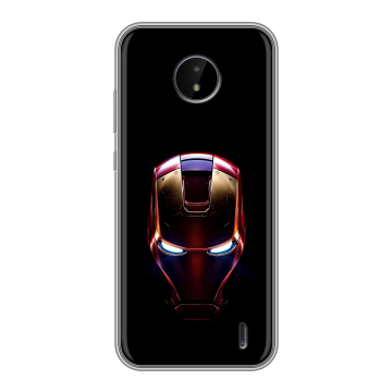 Силиконовый чехол на Nokia C20 с принтом IronMan Железный человек Силиконовый чехол на Nokia C20 с принтом IronMan Железный человек