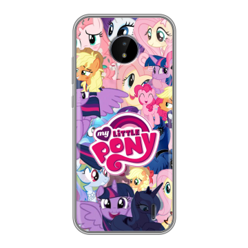 Силиконовый чехол на Nokia C20 с принтом My little pony Дружба чудо
