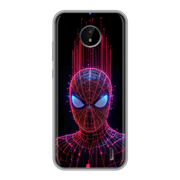Силиконовый чехол на Nokia C20 с принтом Spiderman Человек паук Силиконовый чехол на Nokia C20 с принтом Spiderman Человек паук