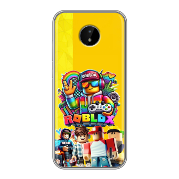 Силиконовый чехол на Nokia C20 с принтом Roblox Роблокс Силиконовый чехол на Nokia C20 с принтом Roblox Роблокс