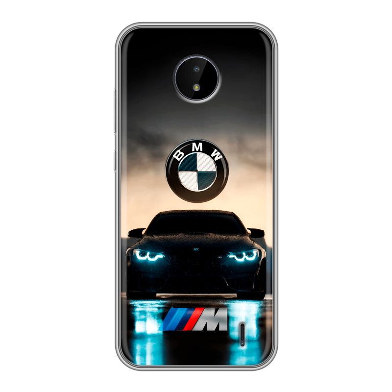 Силиконовый чехол на Nokia C20 с принтом БМВ BMW Силиконовый чехол на Nokia C20 с принтом БМВ BMW