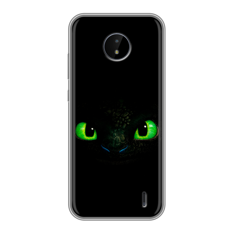 Силиконовый чехол на Nokia C20 с принтом Как приручить дракона Силиконовый чехол на Nokia C20 с принтом Как приручить дракона
