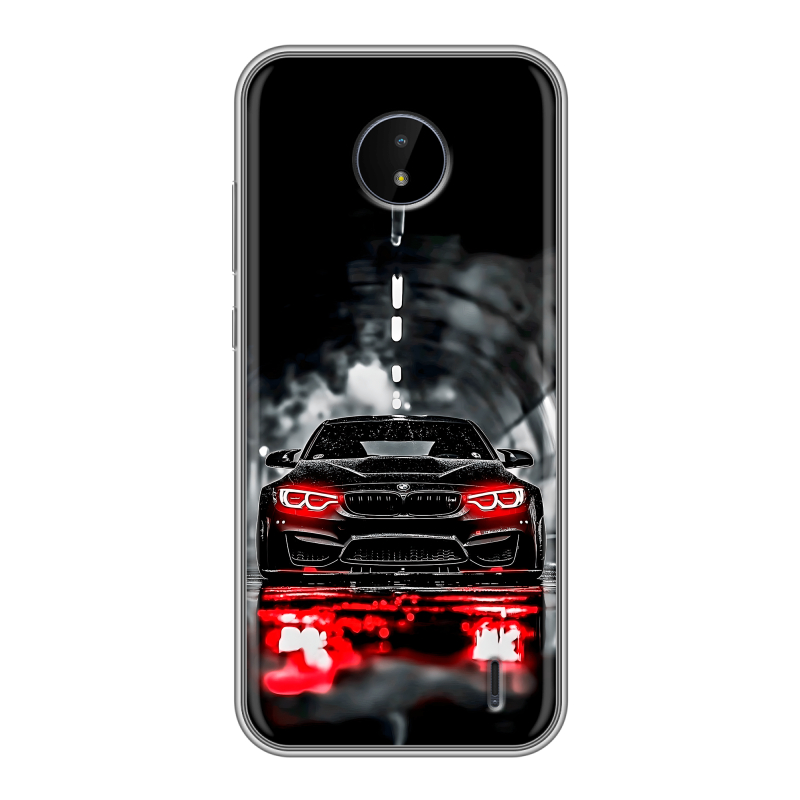 Силиконовый чехол на Nokia C20 с принтом BMW БМВ Силиконовый чехол на Nokia C20 с принтом BMW БМВ