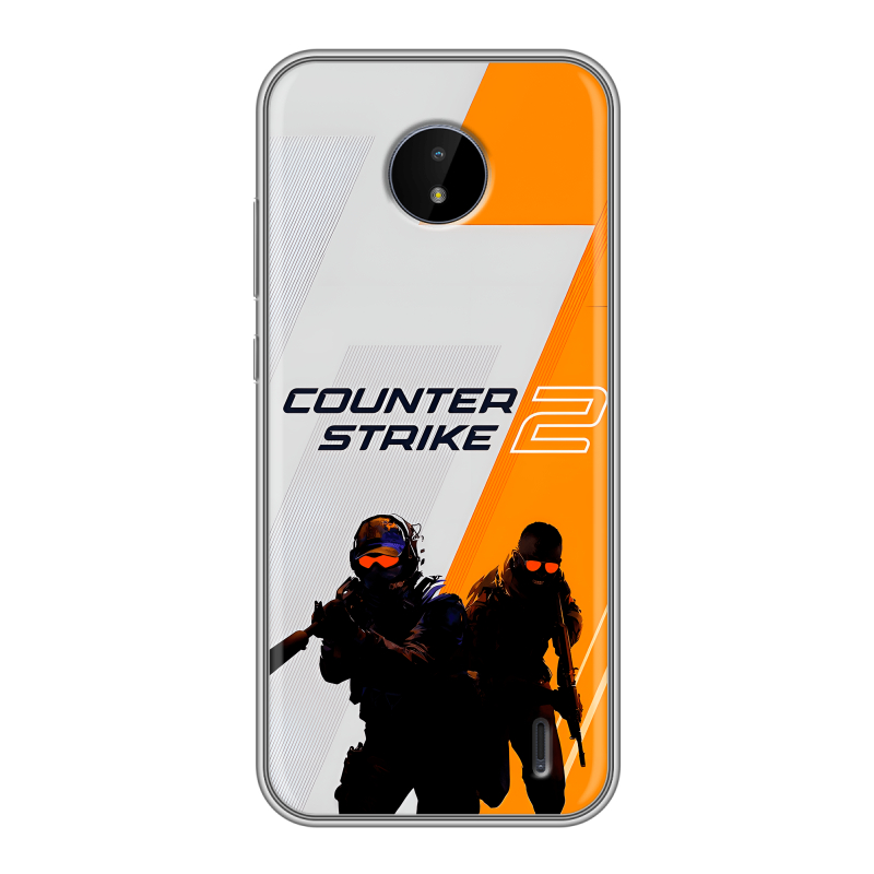 Силиконовый чехол на Nokia C20 с принтом Counter Strike Силиконовый чехол на Nokia C20 с принтом Counter Strike