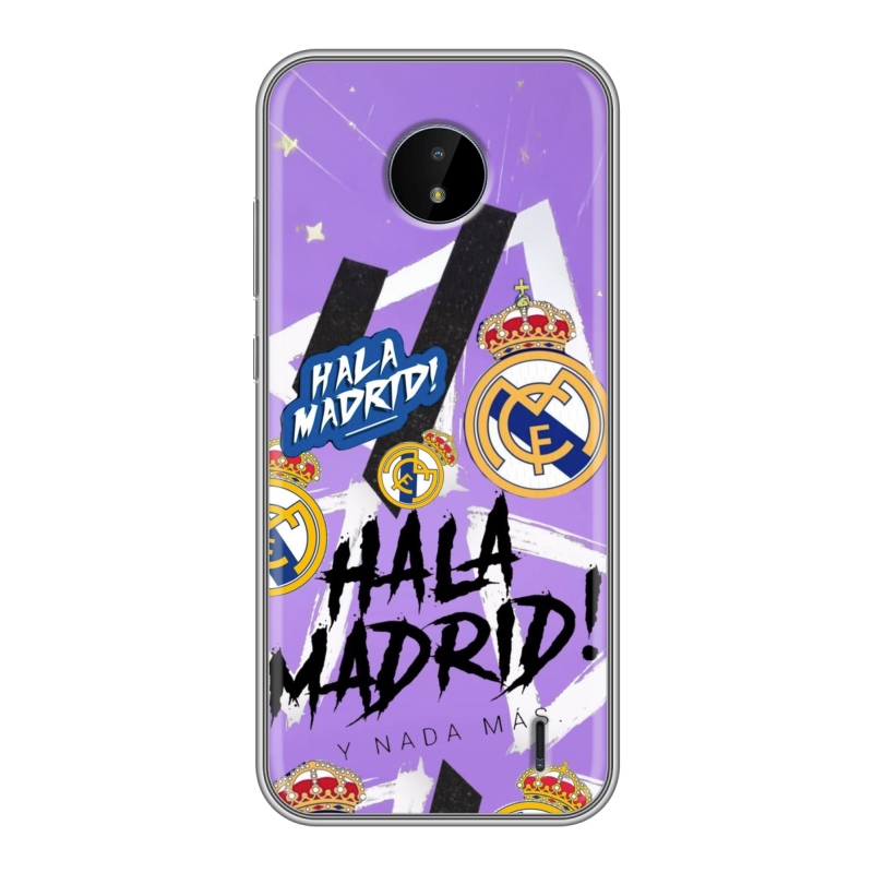 Силиконовый чехол на Nokia C20 с принтом Real Madrid Реал Мадрид Силиконовый чехол на Nokia C20 с принтом Real Madrid Реал Мадрид