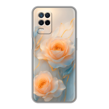 Силиконовый чехол на Realme Narzo 30 5G с принтом Женский