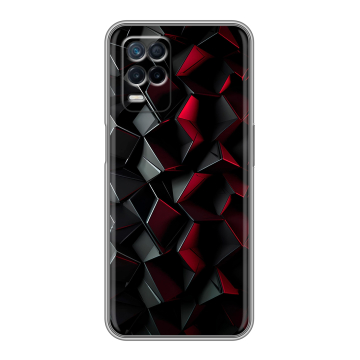 Силиконовый чехол на Realme Narzo 30 5G с принтом Абстракция Силиконовый чехол на Realme Narzo 30 5G с принтом Абстракция
