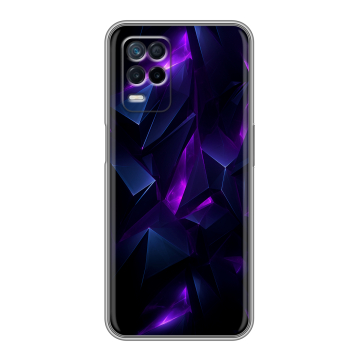 Силиконовый чехол на Realme Narzo 30 5G с принтом Абстракиция