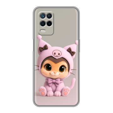 Силиконовый чехол на Realme Narzo 30 5G с принтом Куроми Kuromi Силиконовый чехол на Realme Narzo 30 5G с принтом Куроми Kuromi