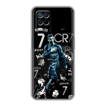 Силиконовый чехол на Realme Narzo 30 5G с принтом Реал Роналдо