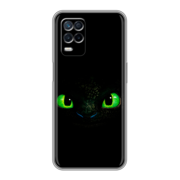 Силиконовый чехол на Realme Narzo 30 5G с принтом Как приручить дракона Силиконовый чехол на Realme Narzo 30 5G с принтом Как приручить дракона