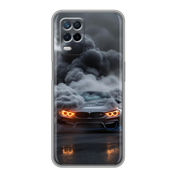 Силиконовый чехол на Realme Narzo 30 5G с принтом BMW БМВ Силиконовый чехол на Realme Narzo 30 5G с принтом BMW БМВ