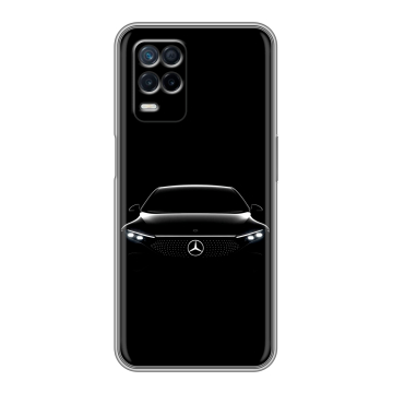 Силиконовый чехол на Realme Narzo 30 5G с принтом Mercedes Мерседес Силиконовый чехол на Realme Narzo 30 5G с принтом Mercedes Мерседес