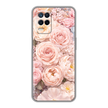 Силиконовый чехол на Realme Narzo 30 5G с принтом женский Силиконовый чехол на Realme Narzo 30 5G с принтом женский