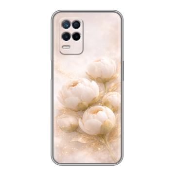 Силиконовый чехол на Realme Narzo 30 5G с принтом женский Силиконовый чехол на Realme Narzo 30 5G с принтом женский