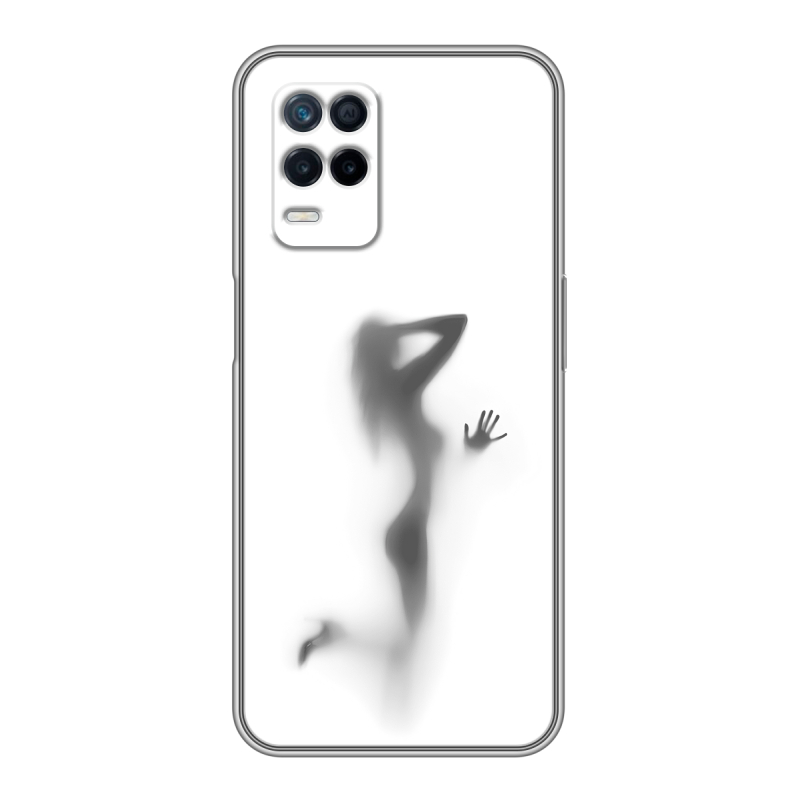 Силиконовый чехол на Realme Narzo 30 5G с принтом Силуэт Силиконовый чехол на Realme Narzo 30 5G с принтом Силуэт