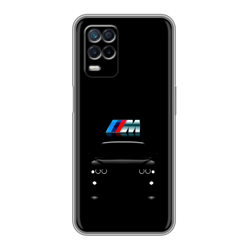 Силиконовый чехол на Realme Narzo 30 5G с принтом БМВ BMW Силиконовый чехол на Realme Narzo 30 5G с принтом БМВ BMW