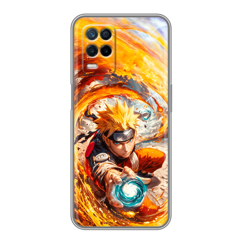 Силиконовый чехол на Realme Narzo 30 5G с принтом Аниме Наруто Naruto Силиконовый чехол на Realme Narzo 30 5G с принтом Аниме Наруто Naruto