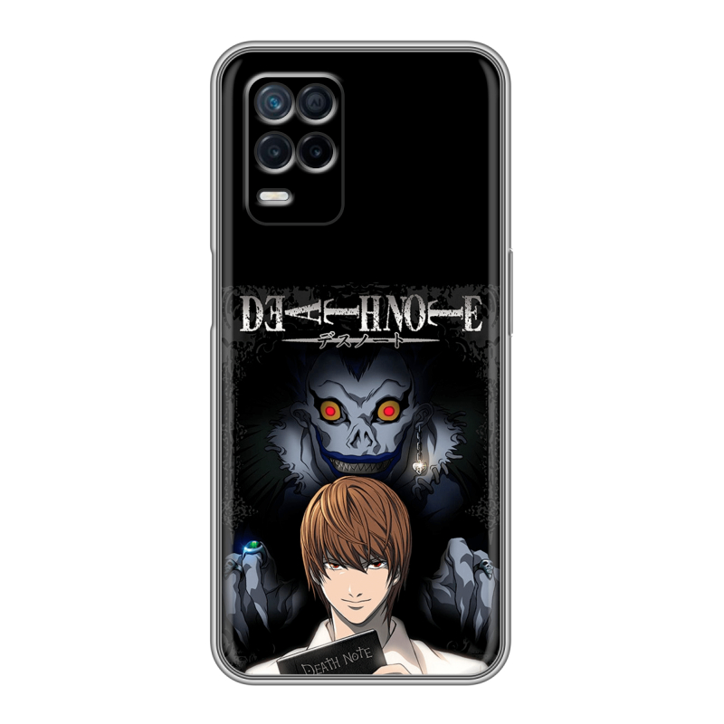 Силиконовый чехол на Realme Narzo 30 5G с принтом Death note Тетрадь смерти Силиконовый чехол на Realme Narzo 30 5G с принтом Death note Тетрадь смерти