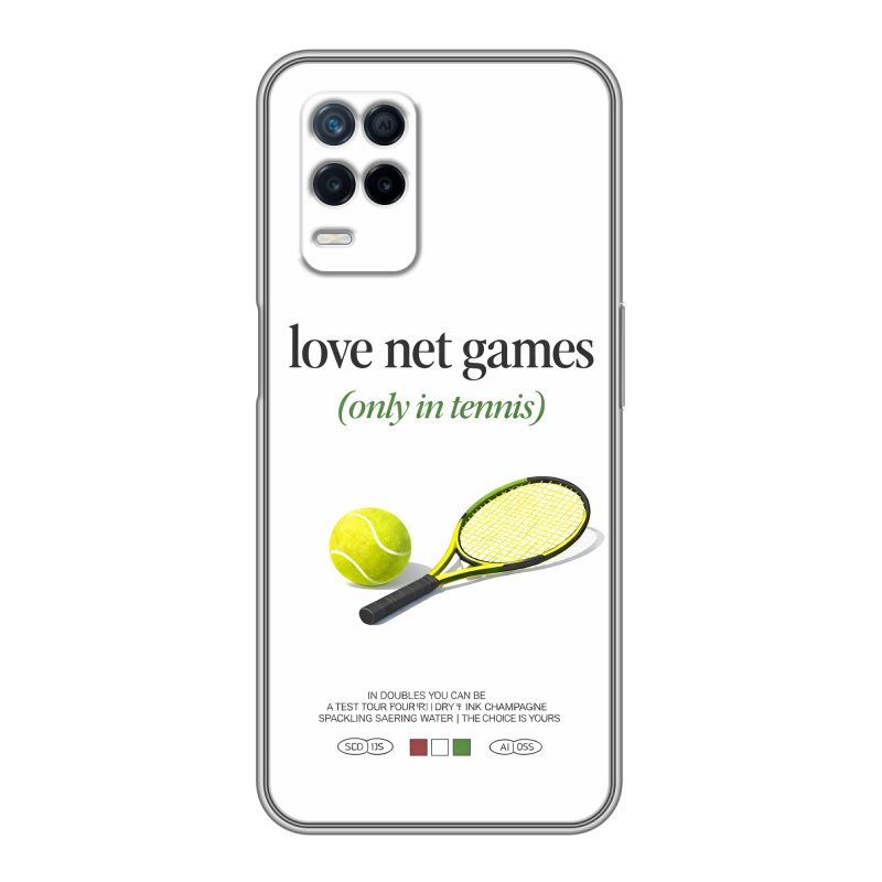 Силиконовый чехол на Realme Narzo 30 5G с принтом для девочек Силиконовый чехол на Realme Narzo 30 5G с принтом для девочек
