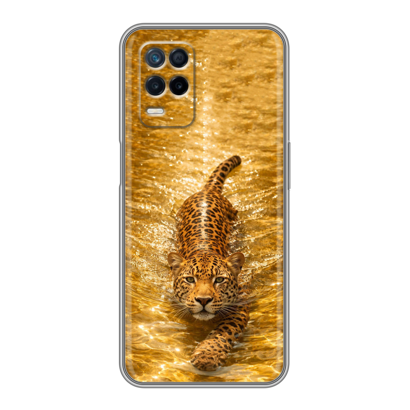 Силиконовый чехол на Realme Narzo 30 5G с принтом женский Силиконовый чехол на Realme Narzo 30 5G с принтом женский