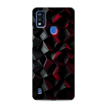 Силиконовый чехол на ZTE Blade A51 с принтом Абстракция Силиконовый чехол на ZTE Blade A51 с принтом Абстракция