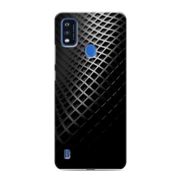 Силиконовый чехол на ZTE Blade A51 с принтом Текстура металла Силиконовый чехол на ZTE Blade A51 с принтом Текстура металла