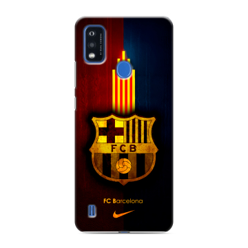 Силиконовый чехол на ZTE Blade A51 с принтом Барселона Barcelona