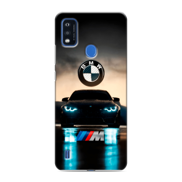 Силиконовый чехол на ZTE Blade A51 с принтом БМВ BMW Силиконовый чехол на ZTE Blade A51 с принтом БМВ BMW