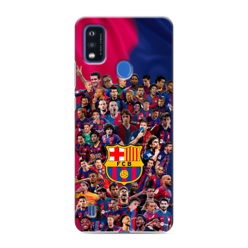 Силиконовый чехол на ZTE Blade A51 с принтом Барселона Barcelona