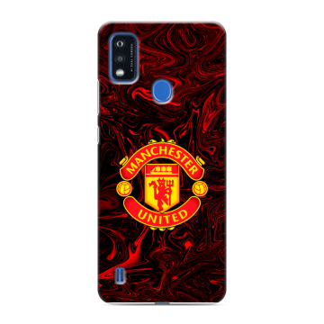Силиконовый чехол на ZTE Blade A51 с принтом Manchester United
