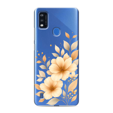 Силиконовый чехол на ZTE Blade A51 с принтом для девушки