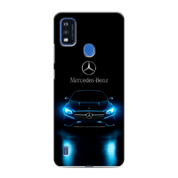 Силиконовый чехол на ZTE Blade A51 с принтом Mercedes Мерседес