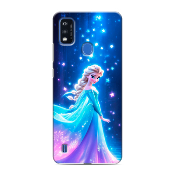 Силиконовый чехол на ZTE Blade A51 с принтом Холодное сердце Frozen Силиконовый чехол на ZTE Blade A51 с принтом Холодное сердце Frozen