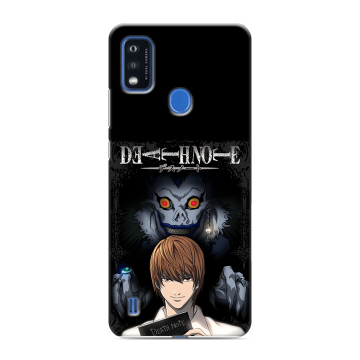 Силиконовый чехол на ZTE Blade A51 с принтом Death note Тетрадь смерти