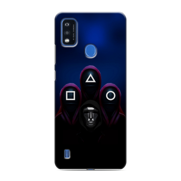 Силиконовый чехол на ZTE Blade A51 с принтом Игра Кальмара
