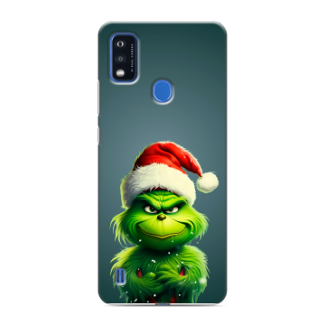 Силиконовый чехол на ZTE Blade A51 с принтом Новый год