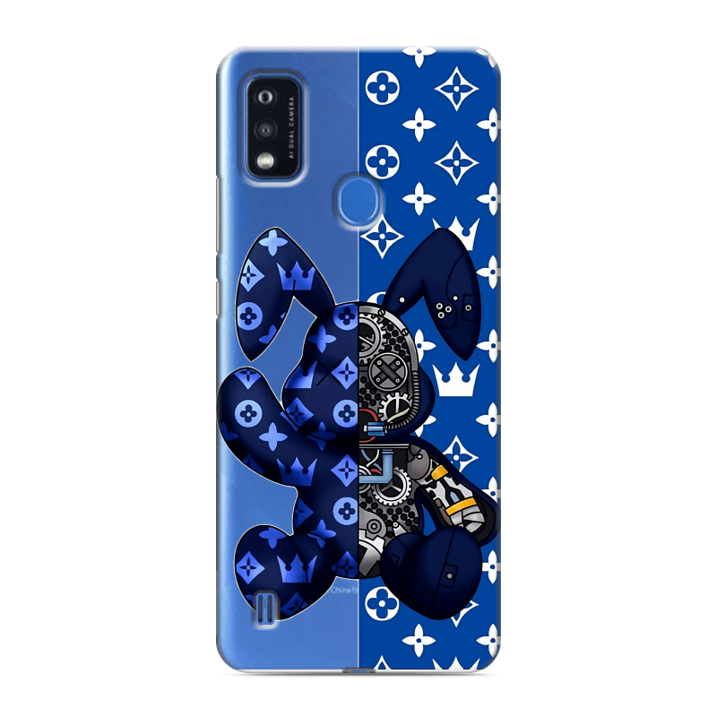 Силиконовый чехол на ZTE Blade A51 с принтом Луи робот Силиконовый чехол на ZTE Blade A51 с принтом Луи робот