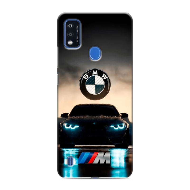 Силиконовый чехол на ZTE Blade A51 с принтом БМВ BMW Силиконовый чехол на ZTE Blade A51 с принтом БМВ BMW