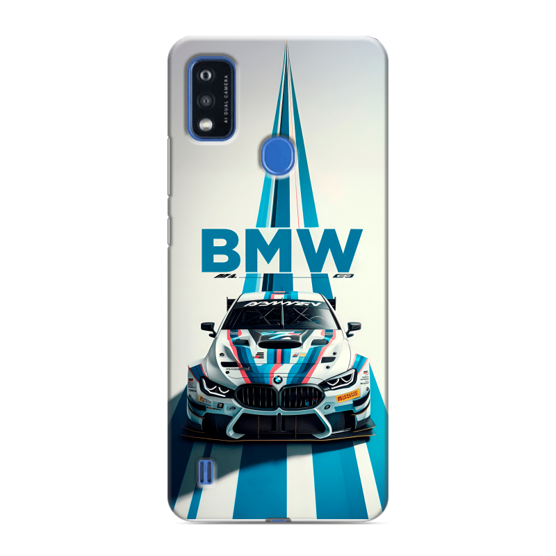 Силиконовый чехол на ZTE Blade A51 с принтом БМВ BMW Силиконовый чехол на ZTE Blade A51 с принтом БМВ BMW