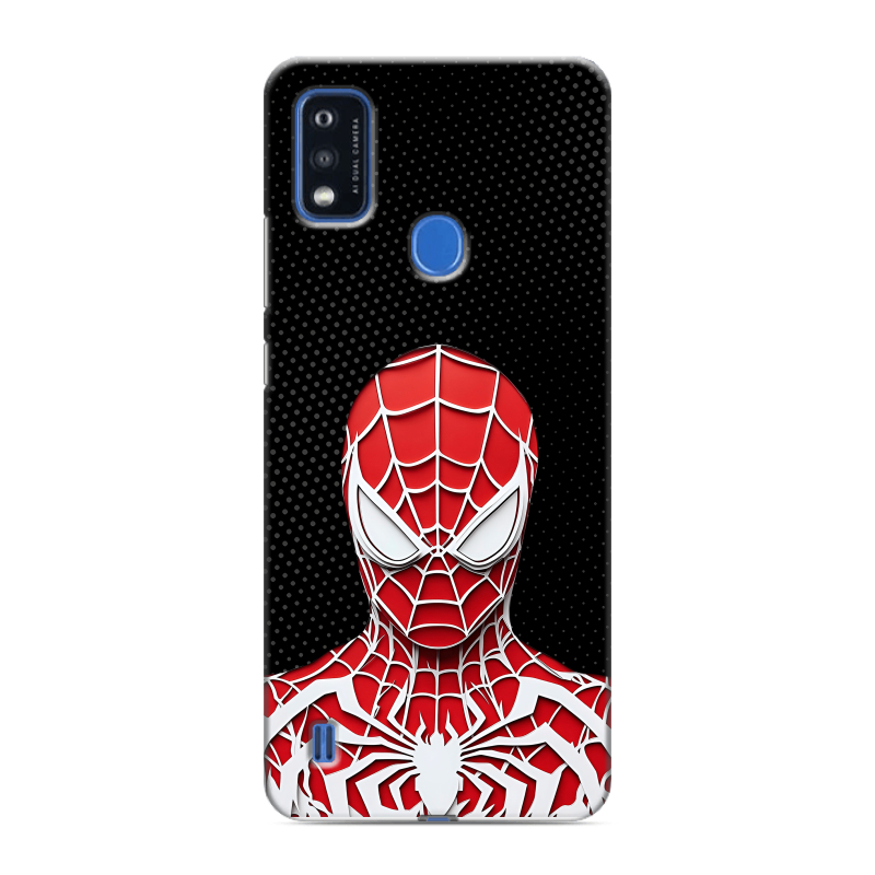 Силиконовый чехол на ZTE Blade A51 с принтом человек паук spiderman Силиконовый чехол на ZTE Blade A51 с принтом человек паук spiderman