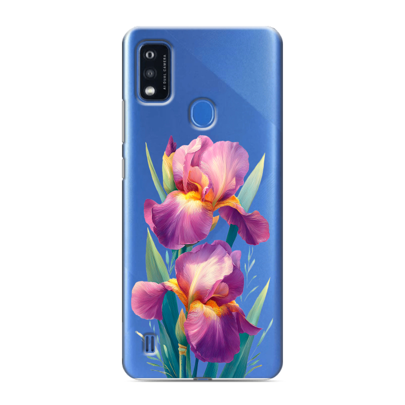 Силиконовый чехол на ZTE Blade A51 с принтом Цветы орхидеи Силиконовый чехол на ZTE Blade A51 с принтом Цветы орхидеи